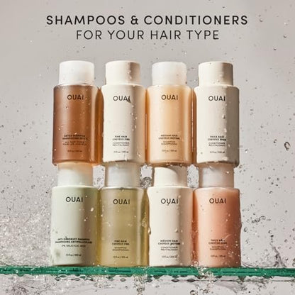 OUAI Thick Hair Conditioner Refill - Moisturizing Conditioner for Dry, Frizzy Hair - Keratin, Marshmallow Root, Shea Butter and Avocado Oil - Paraben, Phthalate & Sulfate Free (32 Oz) Avelisse