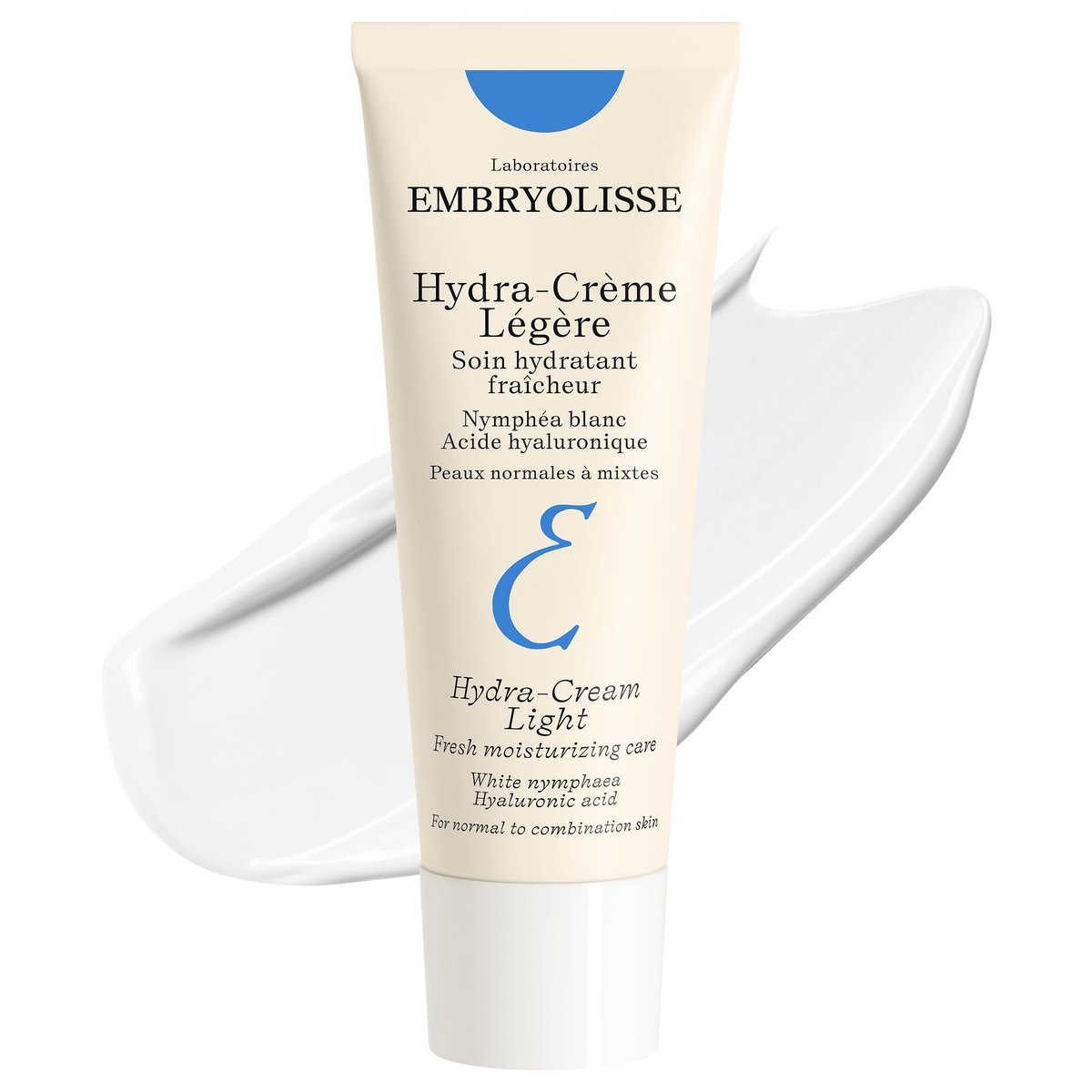 Embryolisse Hydra-Cream Light Moisturizer – Refreshing Gel Cream with Hyaluronic Acid & White Water Lily Extract for Normal to Combination Skin, 1.35 Fl Oz Avelisse