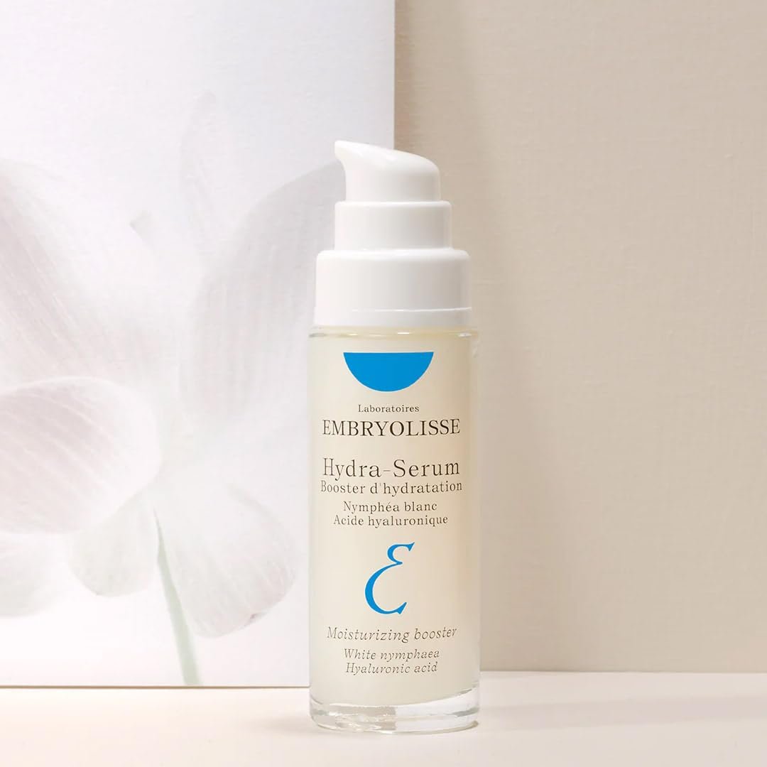 Embryolisse Hydra-Serum Ultra-Hydrating Hyaluronic Acid Facial Serum for Oily to Combination Skin, 1.01 Fl Oz Avelisse