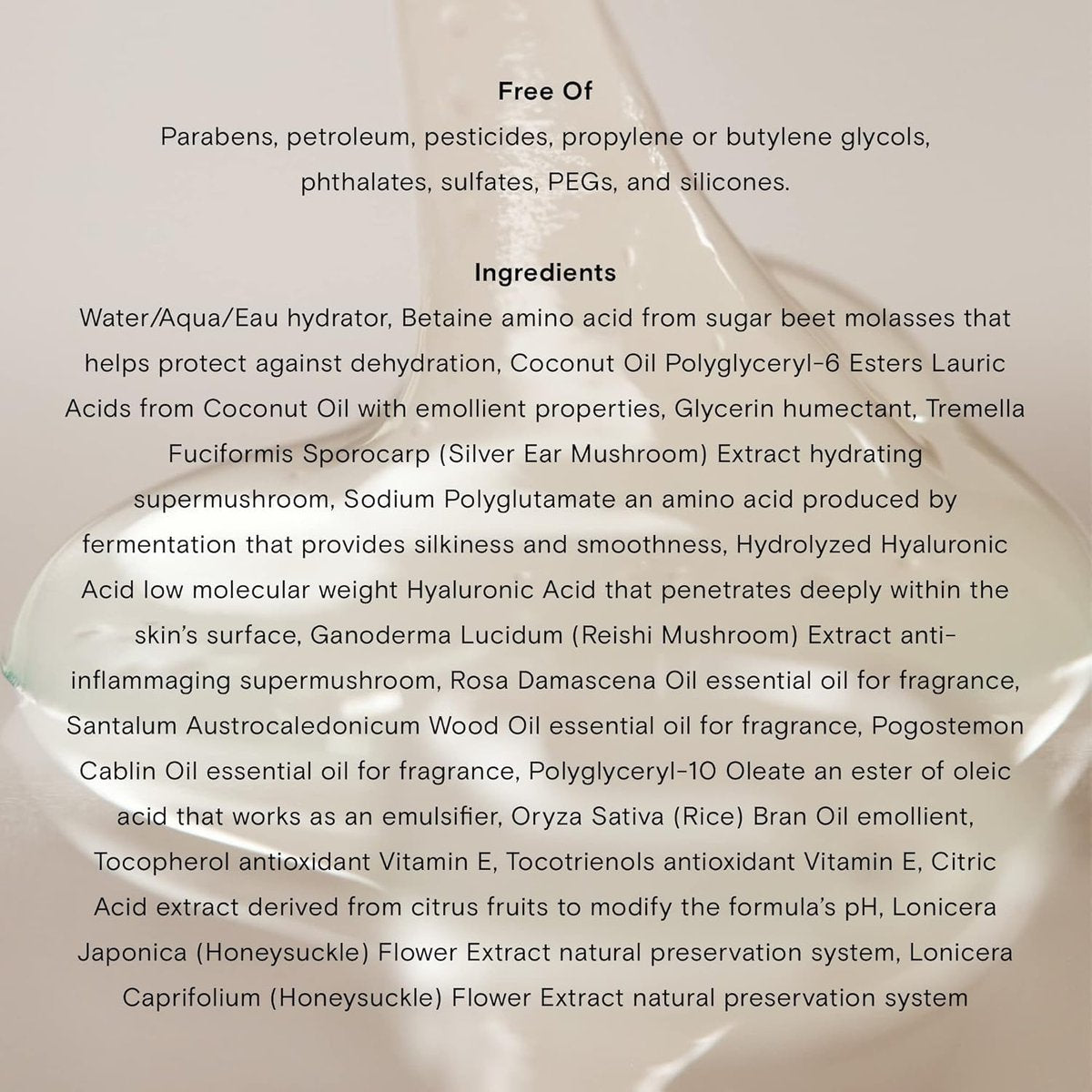 Moon Juice Plump Jelly Hyaluronic Acid Serum for Face - Hydrating Serum with Peptides & Mushrooms, Anti Aging Skincare for Dehydrated Skin, Barrier Support & Elasticity, Vegan & Cruelty-Free, 1 Fl oz Avelisse