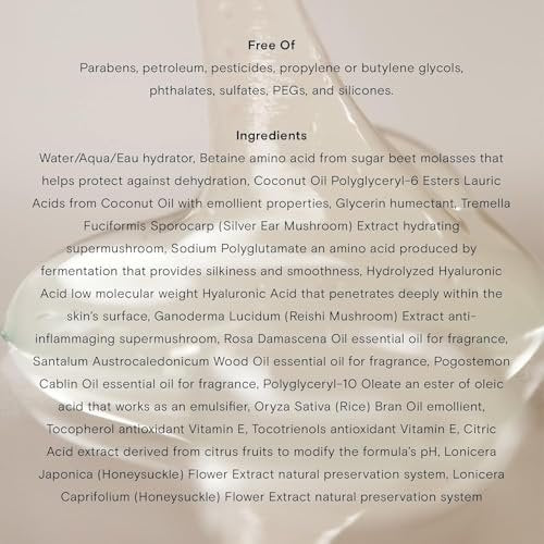Moon Juice Plump Jelly Hyaluronic Acid Serum for Face - Hydrating Serum with Peptides & Mushrooms, Anti Aging Skincare for Dehydrated Skin, Barrier Support & Elasticity, Vegan & Cruelty-Free, 1 Fl oz Avelisse