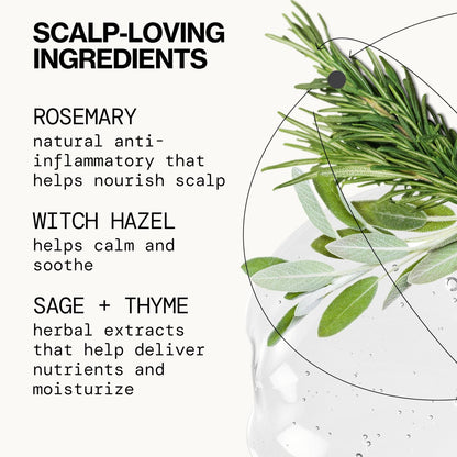Pacifica Scalp Love Rosemary Mint Serum – Hydrating Treatment for Dry, Flaky, and Itchy Scalp – Vegan & Cruelty-Free – 2 Fl Oz