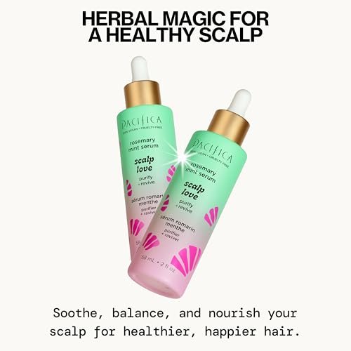 Pacifica Scalp Love Rosemary Mint Serum – Hydrating Treatment for Dry, Flaky, and Itchy Scalp – Vegan & Cruelty-Free – 2 Fl Oz - görsel 4