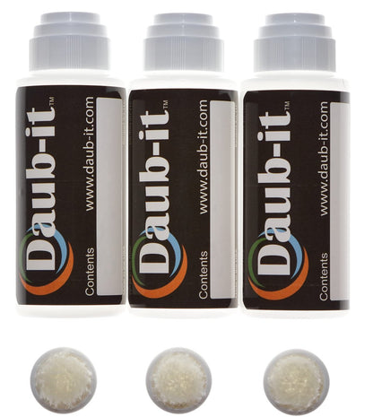 Daub-it™ Empty Bottles with Mohair Applicators – 2 oz, 3-Pack for Precision Application Avelisse
