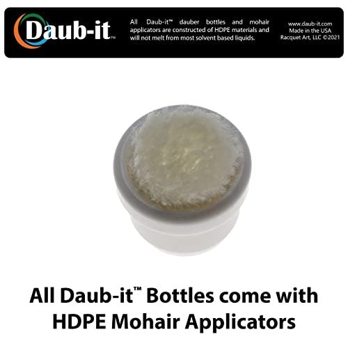 Daub-it™ Empty Bottles with Mohair Applicators – 2 oz, 3-Pack for Precision Application Avelisse