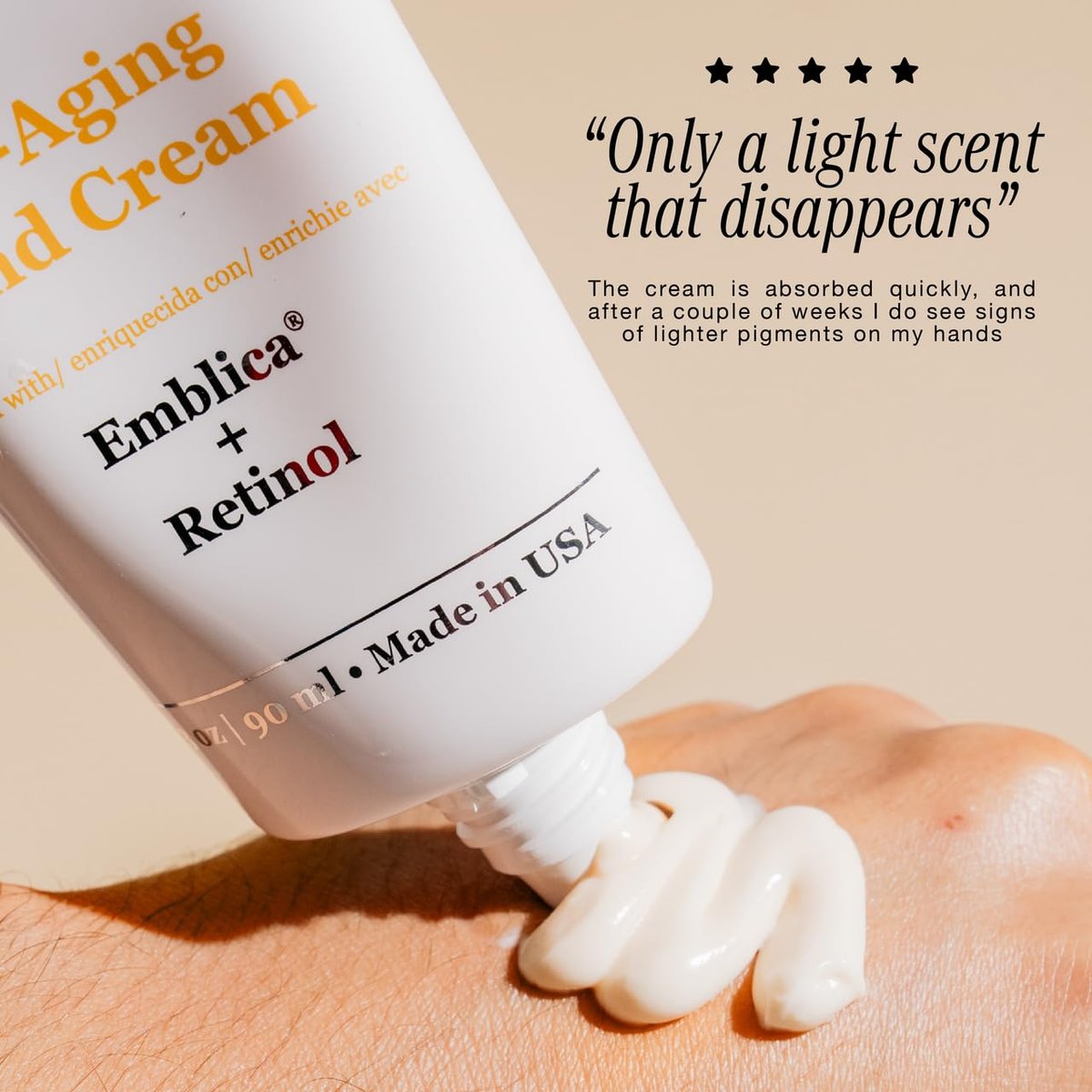 Robanda Retinol Anti-Aging Hand Cream - Hydrating & Moisturizing Hand Lotion, 3 oz (Pack of 2) Avelisse