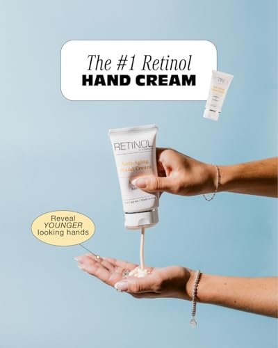 Robanda Retinol Anti-Aging Hand Cream - Hydrating & Moisturizing Hand Lotion, 3 oz (Pack of 2) Avelisse