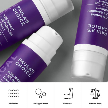 Paula's Choice CLINICAL 0.3% Retinol + 2% Bakuchiol Face Serum Treatment - Anti-Aging Serum for Deep Wrinkles & Fine Lines, Fragrance-Free, 1 oz Avelisse