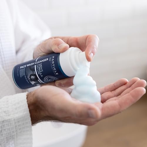 Particle Mens Face Wash - Anti-Aging Face Cleanser for Men - Daily Moisturizing Face Wash, 5.07 oz Avelisse