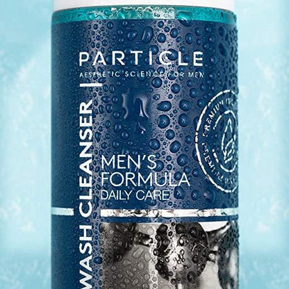 Particle Mens Face Wash - Anti-Aging Face Cleanser for Men - Daily Moisturizing Face Wash, 5.07 oz Avelisse