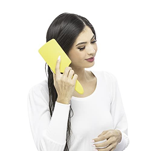 Drybar The Lemon Bar Paddle Brush – Smoothing Hairbrush for Shiny, Frizz-Free Hair Avelisse