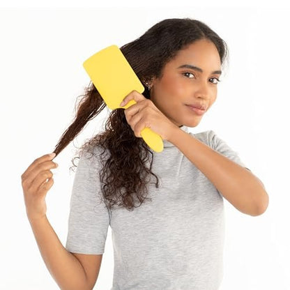 Drybar The Lemon Bar Paddle Brush – Smoothing Hairbrush for Shiny, Frizz-Free Hair Avelisse