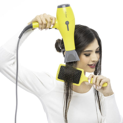 Drybar The Lemon Bar Paddle Brush – Smoothing Hairbrush for Shiny, Frizz-Free Hair Avelisse