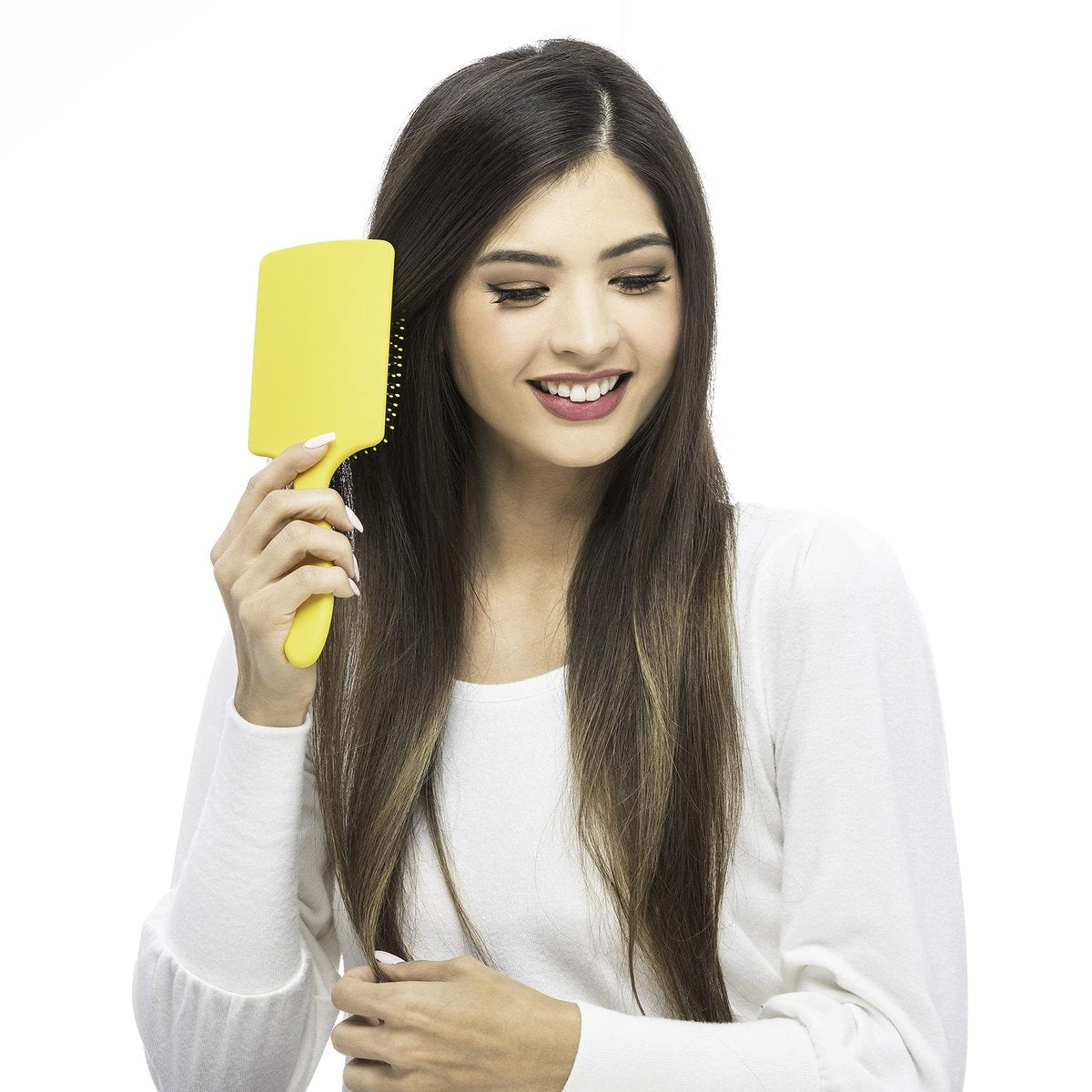 Drybar The Lemon Bar Paddle Brush – Smoothing Hairbrush for Shiny, Frizz-Free Hair Avelisse