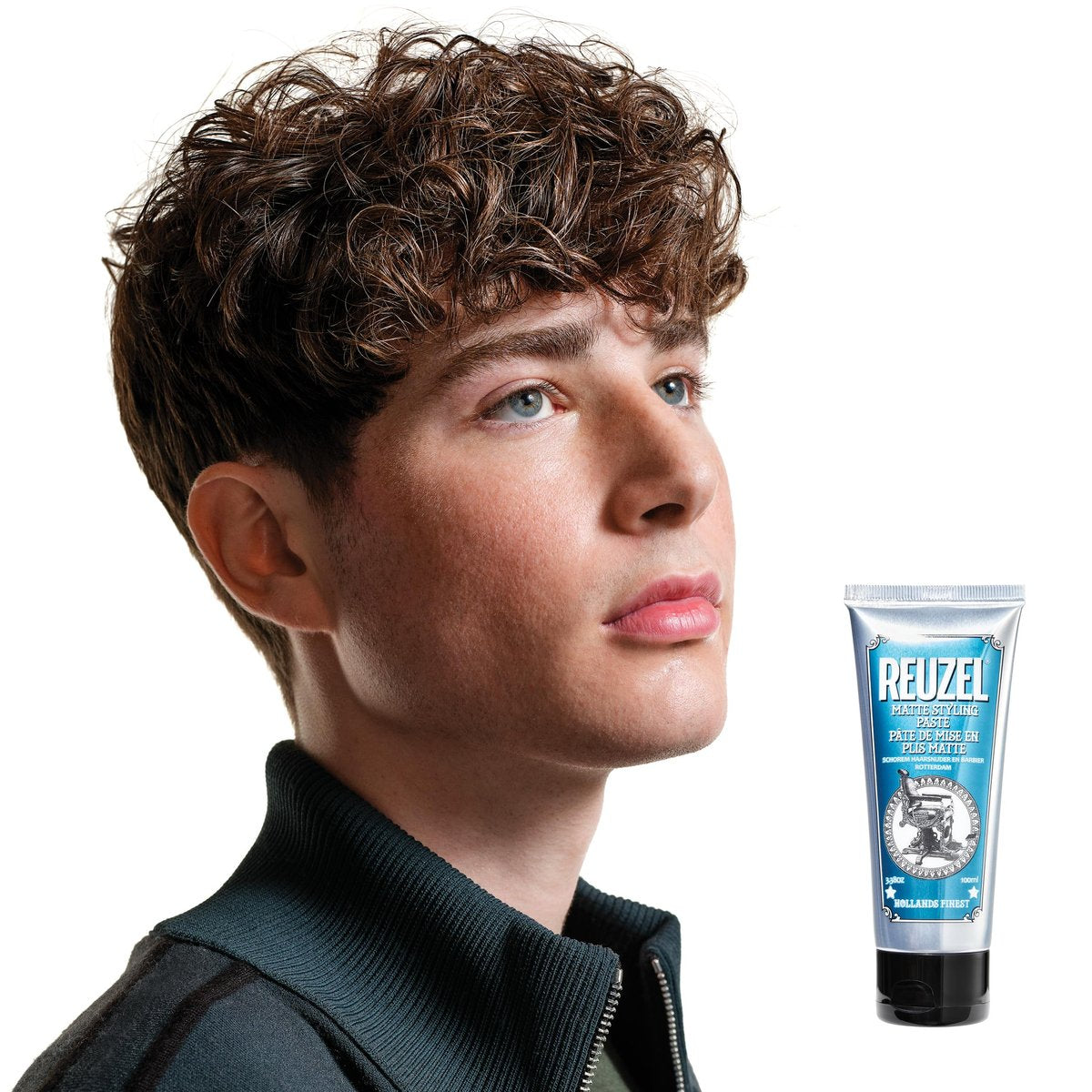 REUZEL Matte Styling Paste - Weightless, Medium Hold, Matte Finish for All Hair Types (3.38 oz) - görsel 13