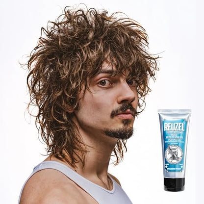 REUZEL Matte Styling Paste - Weightless, Medium Hold, Matte Finish for All Hair Types (3.38 oz)