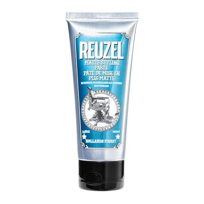 REUZEL Matte Styling Paste - Weightless, Medium Hold, Matte Finish for All Hair Types (3.38 oz)