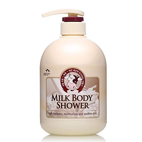 COSMOCOS Somang Milk Body Wash - Hydrating & Nourishing Shower Gel, 750 ml / 25.36 fl oz Avelisse