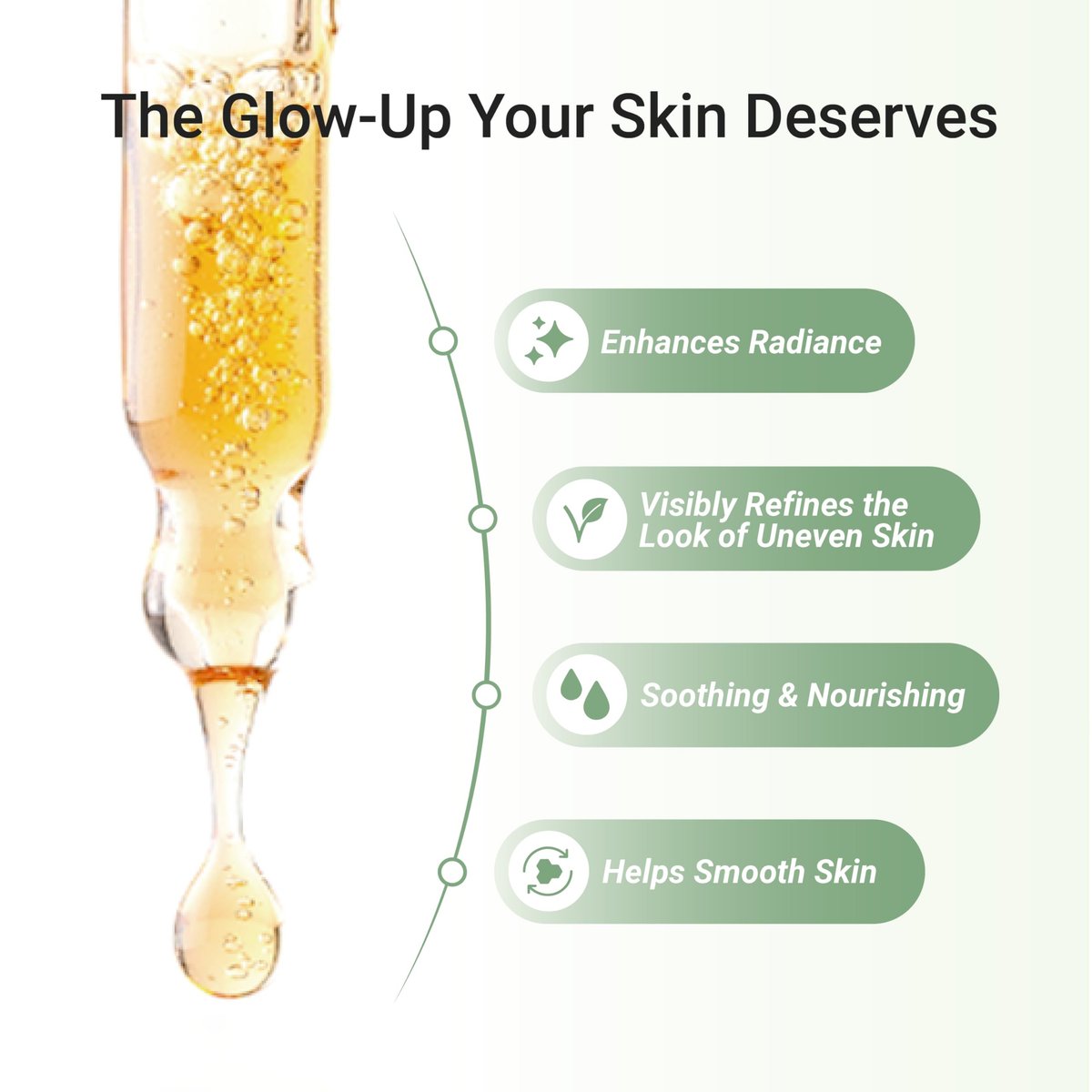 Meebak Korean Vitamin C Serum | Radiance Face Serum with Centella Asiatica, Panthenol & Adenosine for Glowing Skin | Lightweight Daily Formula Avelisse