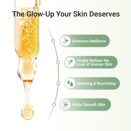 Meebak Korean Vitamin C Serum | Radiance Face Serum with Centella Asiatica, Panthenol & Adenosine for Glowing Skin | Lightweight Daily Formula Avelisse