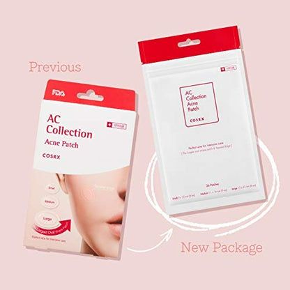 COSRX AC Collection Acne Patch - 26 Patches with Centella Asiatica Extract, Hydrocolloid Spot Stickers for Face and Body