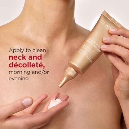 Clarins Extra-Firming Neck and Décolleté Cream - Award-Winning Anti-Aging Moisturizer - Visibly Firms, Smoothes, and Lifts - Minimizes Wrinkles and Dark Spots - 2.5 oz Avelisse