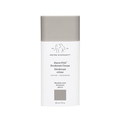 Drunk Elephant Sweet Pitti Deodorant Cream - 60 ml/2 fl oz - Baking Soda & Aluminum-Free - Clean Clinical Skincare - Cruelty-Free - Free of Essential Oils, Silicones, and Fragrance Avelisse