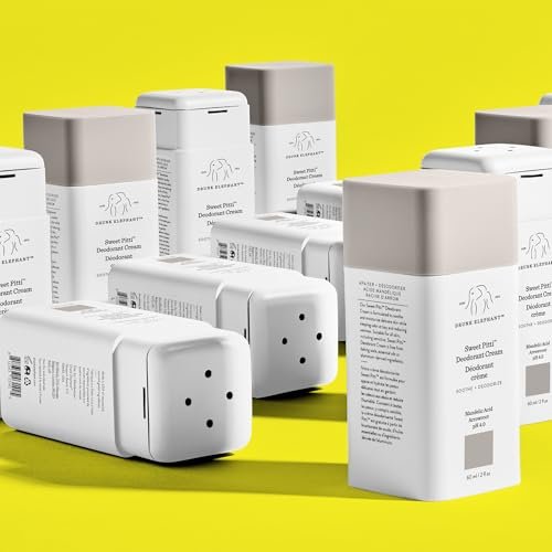 Drunk Elephant Sweet Pitti Deodorant Cream - 60 ml/2 fl oz - Baking Soda & Aluminum-Free - Clean Clinical Skincare - Cruelty-Free - Free of Essential Oils, Silicones, and Fragrance Avelisse