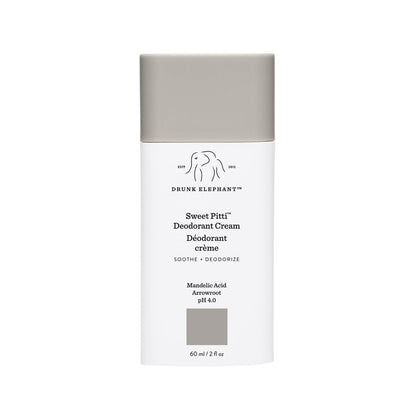 Drunk Elephant Sweet Pitti Deodorant Cream - 60 ml/2 fl oz - Baking Soda & Aluminum-Free - Clean Clinical Skincare - Cruelty-Free - Free of Essential Oils, Silicones, and Fragrance Avelisse
