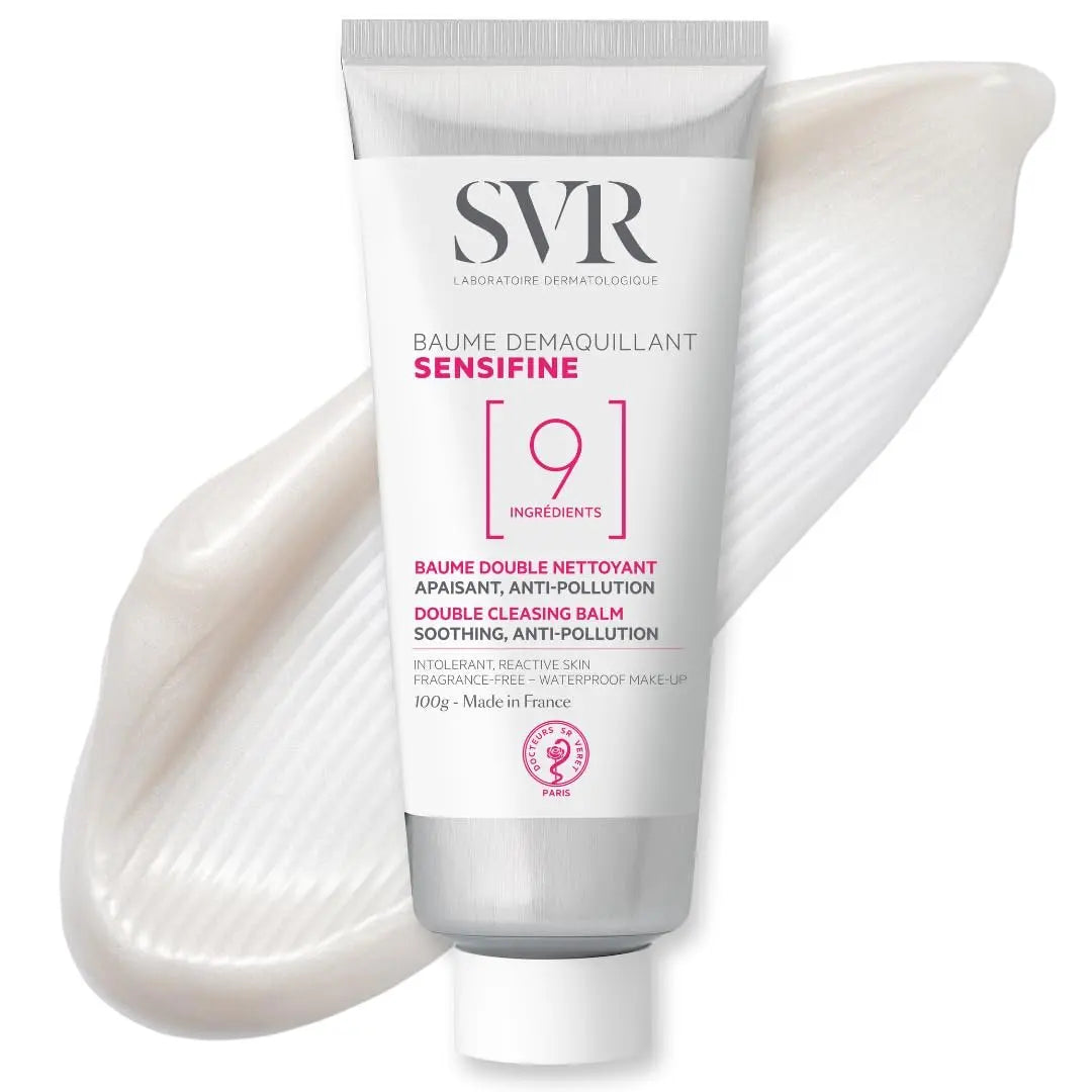 SVR Sensifine Cleansing Balm for Sensitive Skin - Gentle Makeup Remover & Face Wash - Hypoallergenic, Non-Greasy Hydration - 3.5 fl oz Avelisse