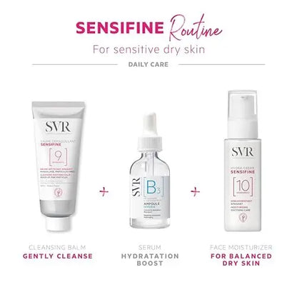 SVR Sensifine Cleansing Balm for Sensitive Skin - Gentle Makeup Remover & Face Wash - Hypoallergenic, Non-Greasy Hydration - 3.5 fl oz Avelisse
