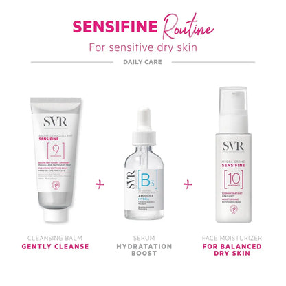 SVR Sensifine Cleansing Balm for Sensitive Skin - Gentle Makeup Remover & Face Wash - Hypoallergenic, Non-Greasy Hydration - 3.5 fl oz Avelisse