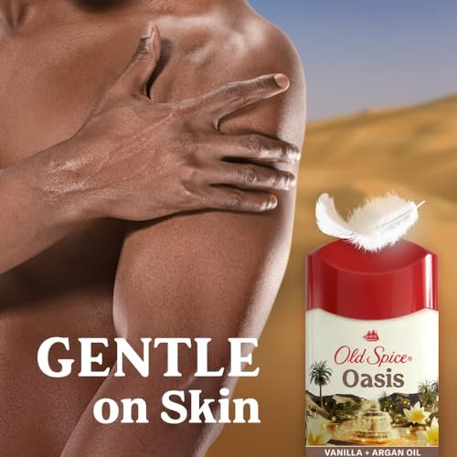 Old Spice Dry Feel Antiperspirant Deodorant for Men, 24/7 Long Lasting Freshness, Oasis with Vanilla + Argan Oil Scent, 2.6 oz - görsel 10