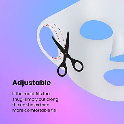 Lindo Silimask Reusable Silicone Facial Mask Cover for Sheet Masks – 2 Count with Travel Pouch