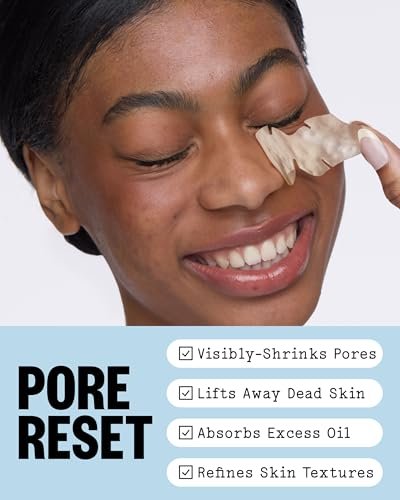 PEACE OUT Pore Strips for Nose and Face – Oil Absorbing Hydrocolloid Blackhead Remover, Pore Minimizing Strips with Retinol, Multi-Use Face Strips for Clogged Pores (8 Count) Avelisse