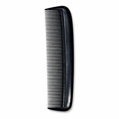 GENTS 15 Black Pocket Size Beard & Mustache Combs for Men – Unbreakable Fine Tooth Travel Combs (Pack of 15)