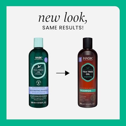 HASK Tea Tree & Rosemary Oil Scalp Care Shampoo - 12 fl oz Avelisse