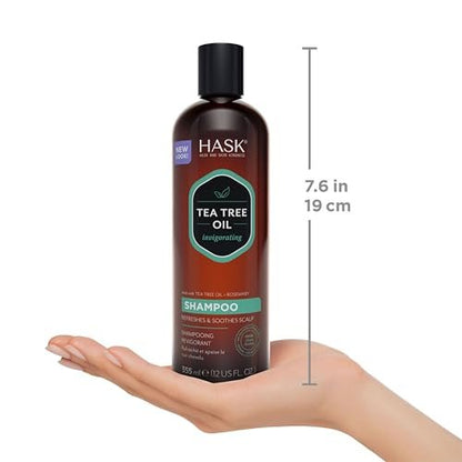 HASK Tea Tree & Rosemary Oil Scalp Care Shampoo - 12 fl oz Avelisse