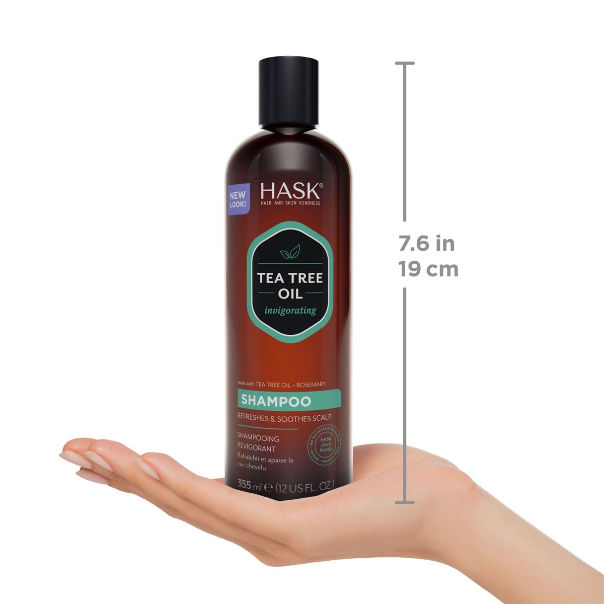 HASK Tea Tree & Rosemary Oil Scalp Care Shampoo - 12 fl oz Avelisse