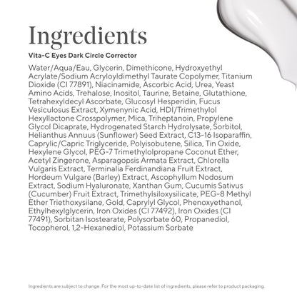 Murad Vita-C Eyes Dark Circle Corrector – Gold-Stabilized Vitamin C, Algae, and Cucumber Eye Serum for Brightening, Reducing Puffiness, and Smoothing Fine Lines – 0.5 Fl Oz Avelisse