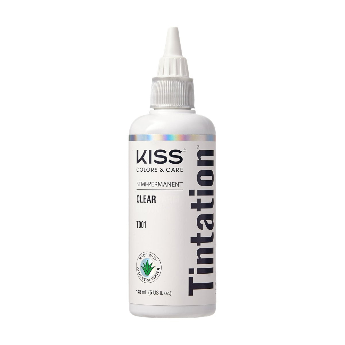 Red by Kiss Tintation Semi-Permanent Hair Color - Clear, 5 Fl Oz - Aloe Vera & Argan Oil Formula with Collagen & Keratin - görsel 2