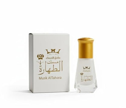 Mesk Al Tahara White Musk Pure Arabian Oil Perfume – Long-Lasting Fragrance Oil, Halal, 6ml