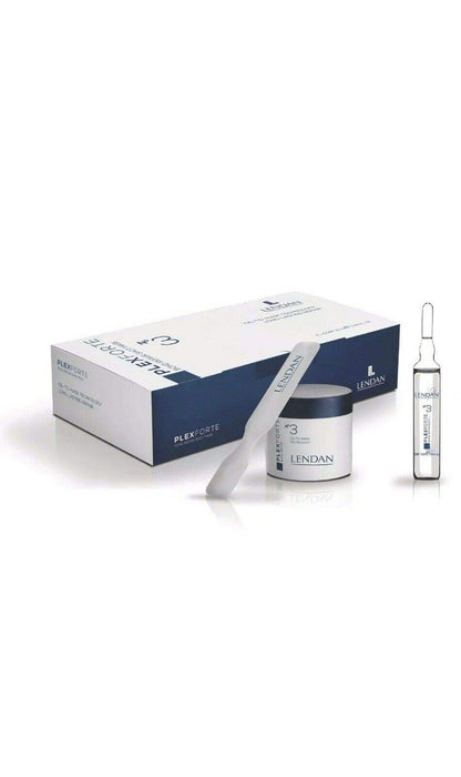 Lendan PlexForte Nº3 Bond Repair Shot Mask – Professional Instant Hair Repair Treatment, 6 × 13 ml Vials Avelisse