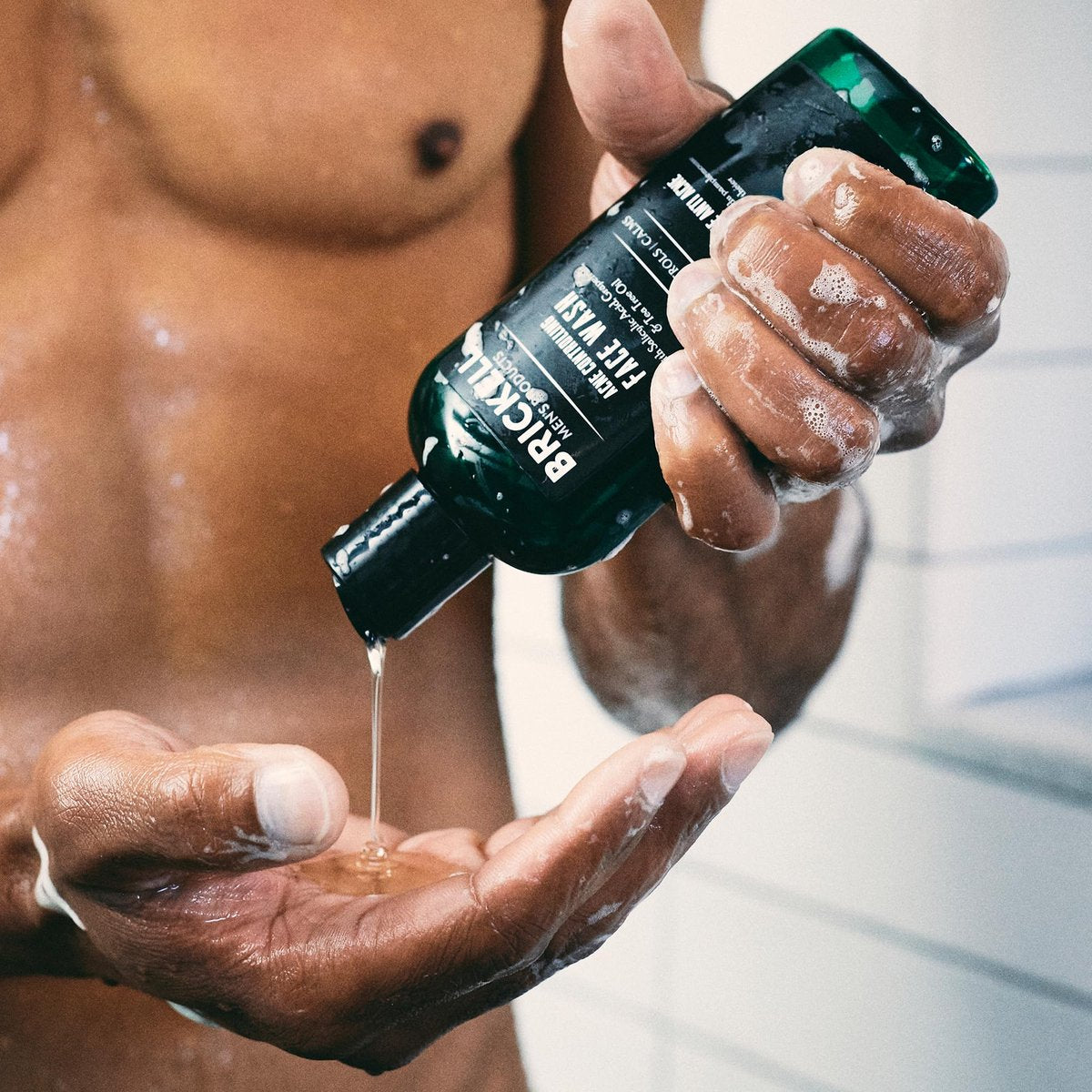 Brickell Men's Acne Face Wash – Natural & Organic Cleanser with 2% Salicylic Acid, 6 oz - görsel 5