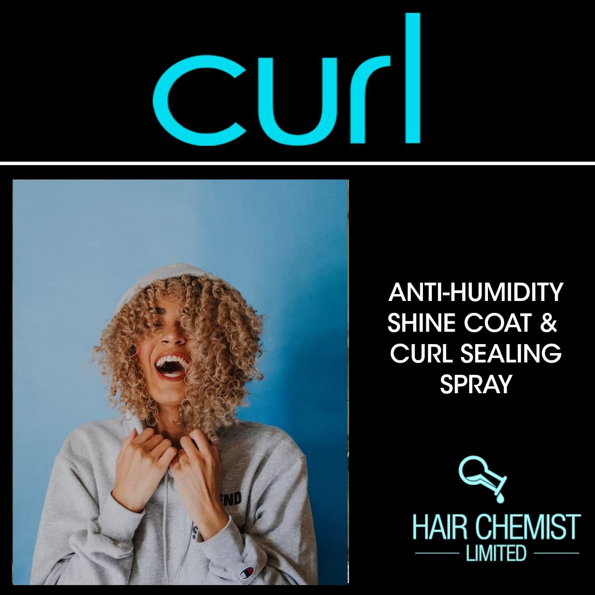 Hair Chemist CURL Anti Humidity Shine Coat & Curl Sealing Spray - 8 oz Avelisse