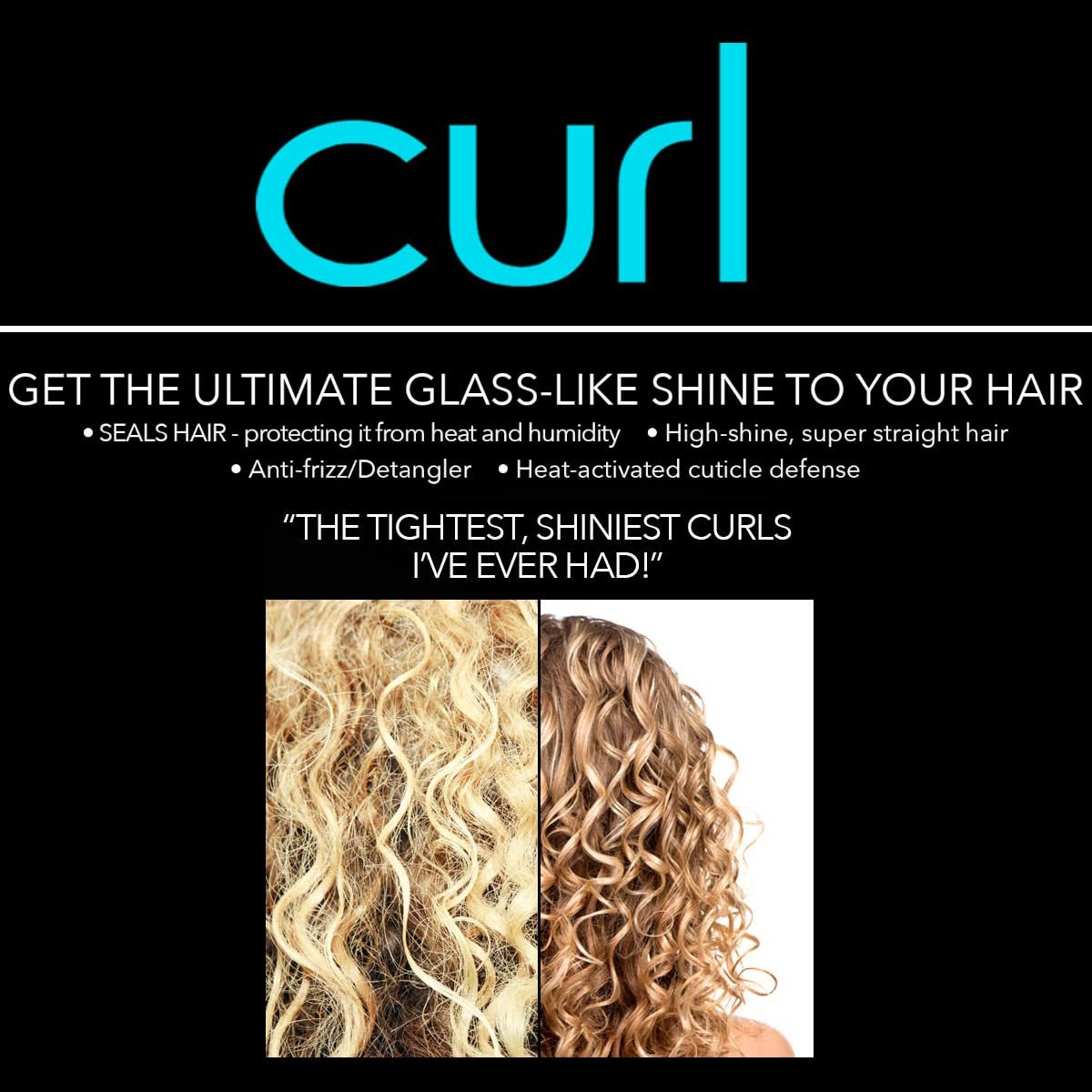 Hair Chemist CURL Anti Humidity Shine Coat & Curl Sealing Spray - 8 oz Avelisse