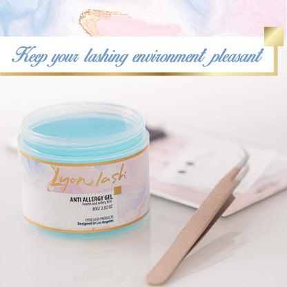 Lyon Lash Anti Allergy Gel Air Refresher | Absorb Fume & Odor from Lash Adhesive | Less Stinging and Headache After Use | Suitable For Classic & Volume Lashing | Eyelash Extension Supplies & Tools Avelisse