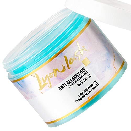 Lyon Lash Anti Allergy Gel Air Refresher | Absorb Fume & Odor from Lash Adhesive | Less Stinging and Headache After Use | Suitable For Classic & Volume Lashing | Eyelash Extension Supplies & Tools Avelisse