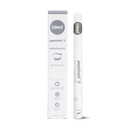 INDEED Laboratories Peptalash II: Prostaglandin-Free Lash & Brow Serum for Longer, Thicker Lashes with Peptides & Apple Stem Cells (0.6 mL) Avelisse