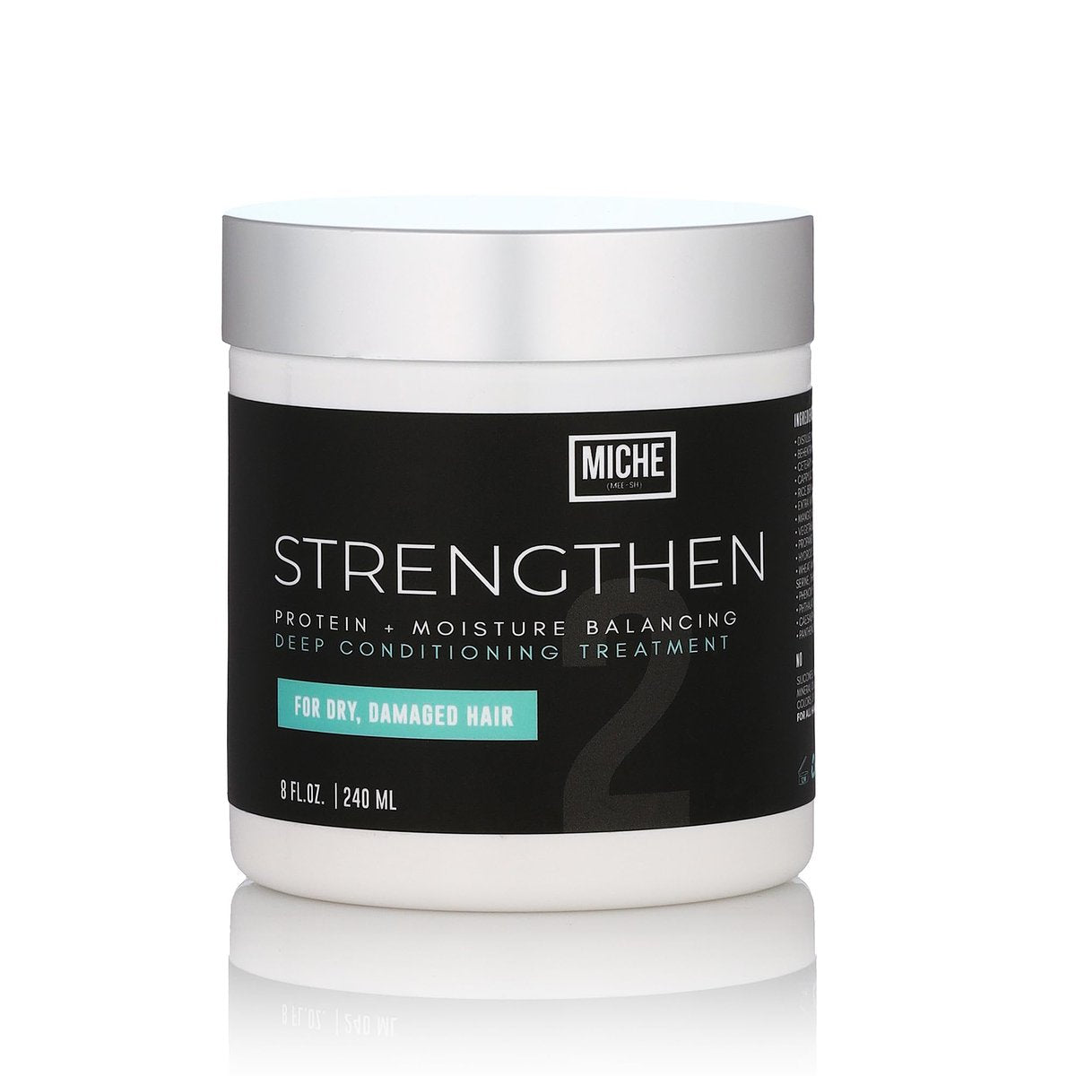 Miche Strengthen Protein Deep Conditioner – Paraben-Free Deep Conditioner for Curly, Kinky & Wavy Hair – Breakage Control & Strengthening – Hydrolyzed Baobab Protein – 8 oz Avelisse